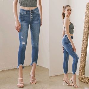 KanCan Dempsey High Rise Ankle Skinny‎ Jeans